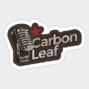 Carbon Leaf Vintage Sticker